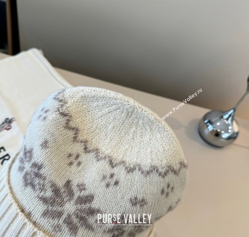 Moncler Knit Hat Light Beige 2025 ML111102 (XMN-251111095)