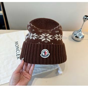 Moncler Knit Hat Brown 2025 ML111102 (XMN-251111096)