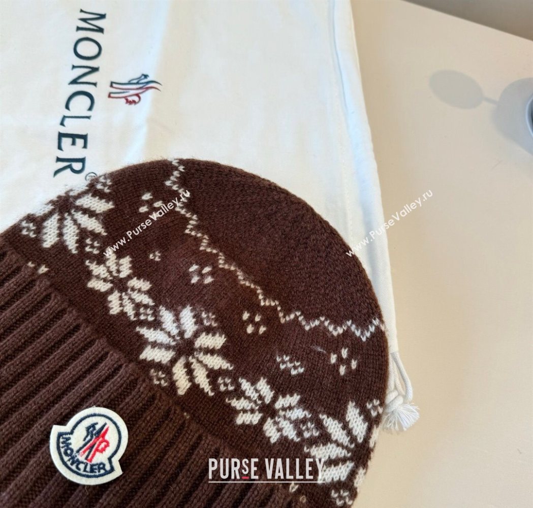 Moncler Knit Hat Brown 2025 ML111102 (XMN-251111096)