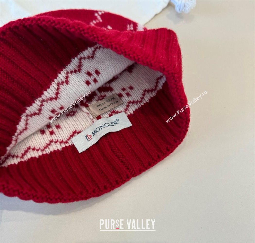 Moncler Knit Hat Red 2025 ML111102 (XMN-251111097)