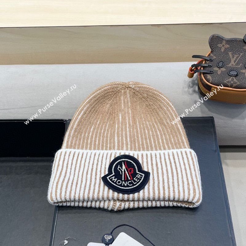 Moncler Knit Hat Beige 2025 ML111101 (XMN-251111082)