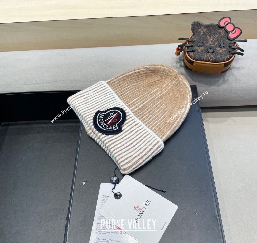 Moncler Knit Hat Beige 2025 ML111101 (XMN-251111082)