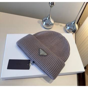 Prada Knit Hat Grey 2025 PR111101 (XMN-251111102)