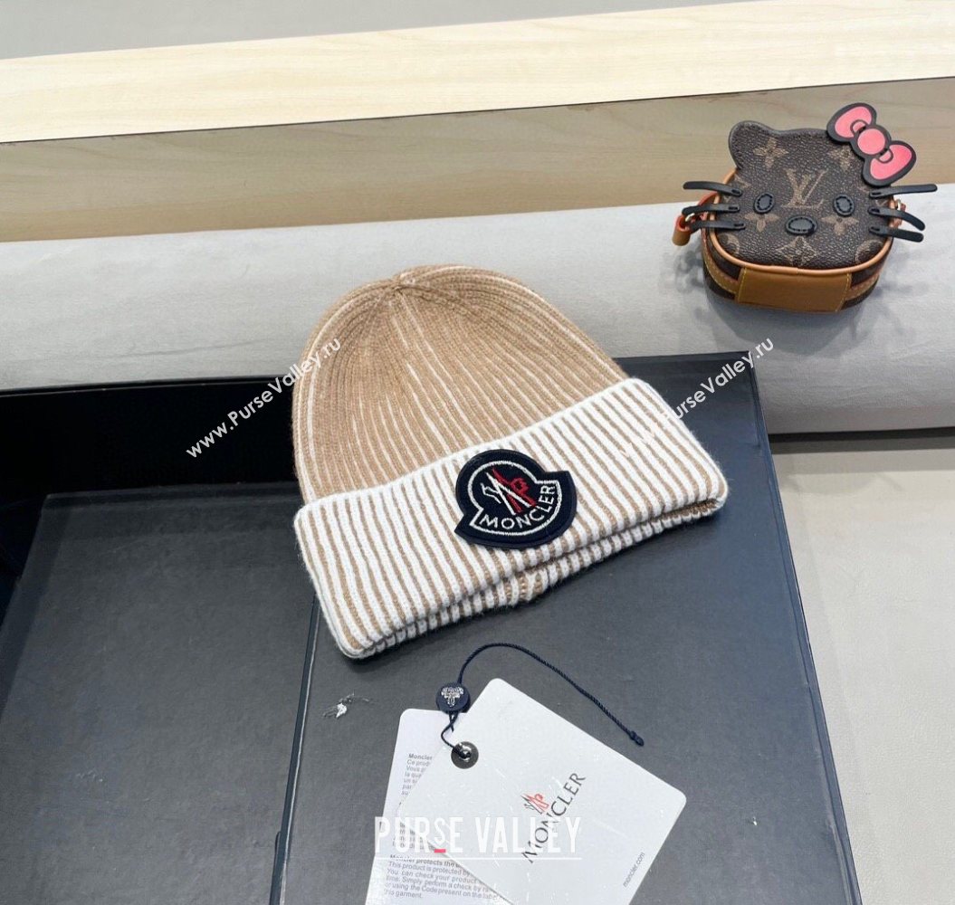Moncler Knit Hat Beige 2025 ML111101 (XMN-251111082)
