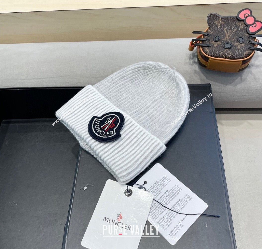 Moncler Knit Hat Grey 2025 ML111101 (XMN-251111079)