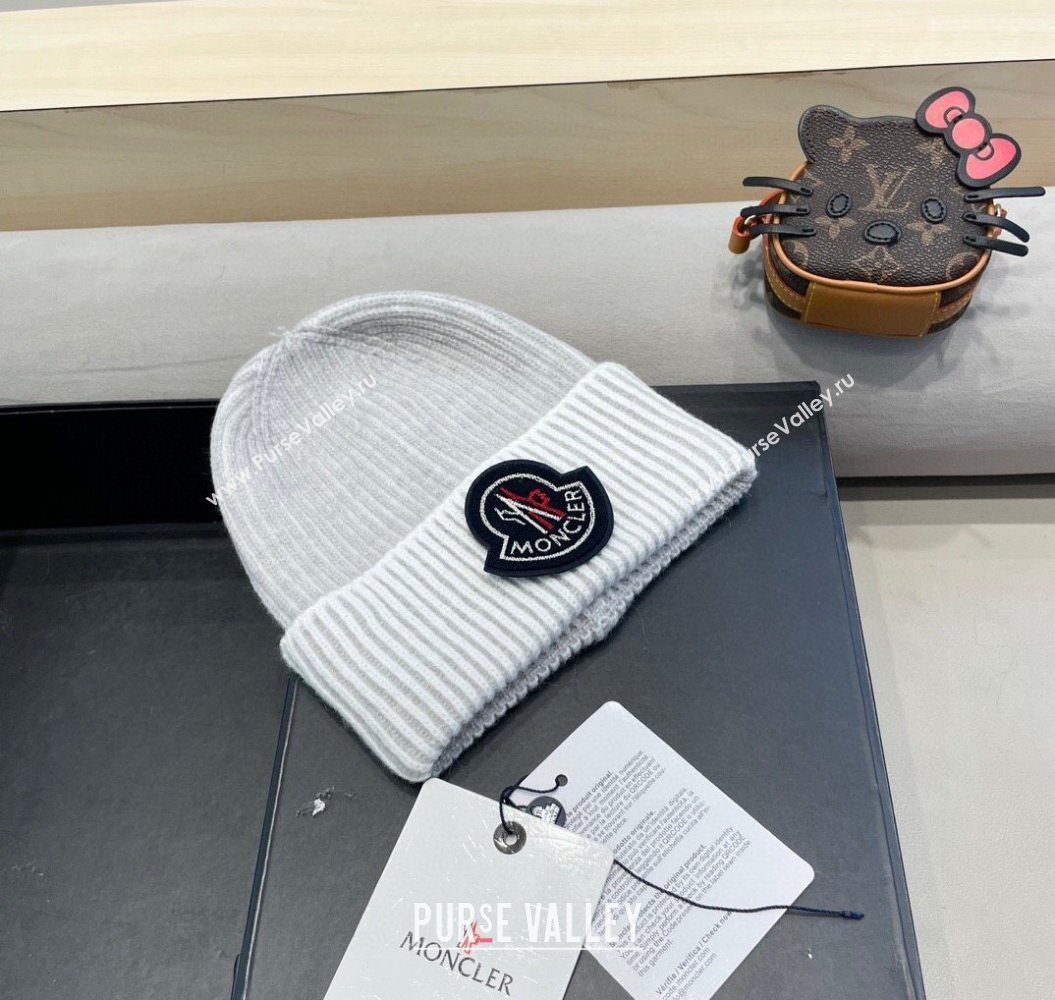 Moncler Knit Hat Grey 2025 ML111101 (XMN-251111079)