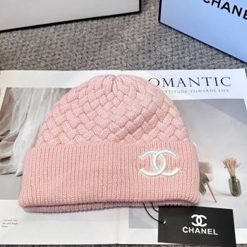 Chanel Knit Hat Pink 2025 CH111109 (MAO-251111117)
