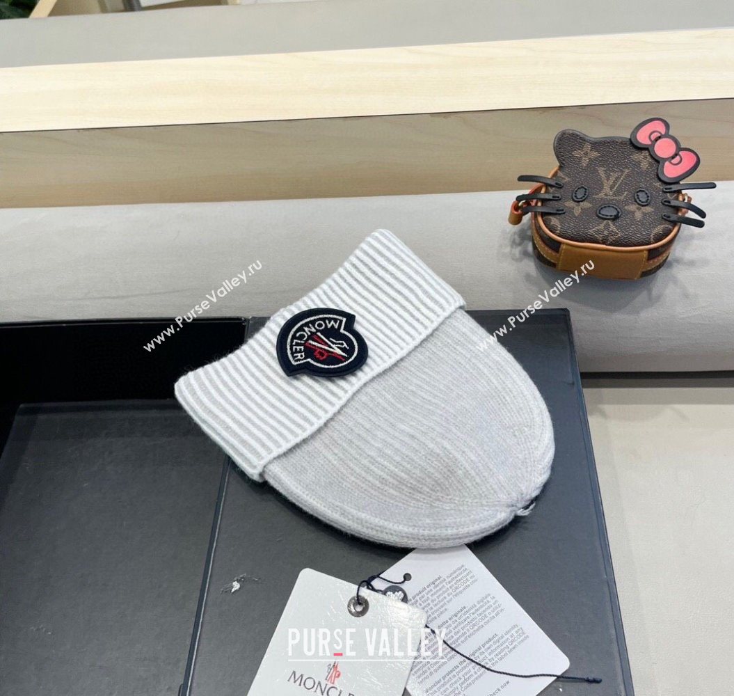 Moncler Knit Hat Grey 2025 ML111101 (XMN-251111079)