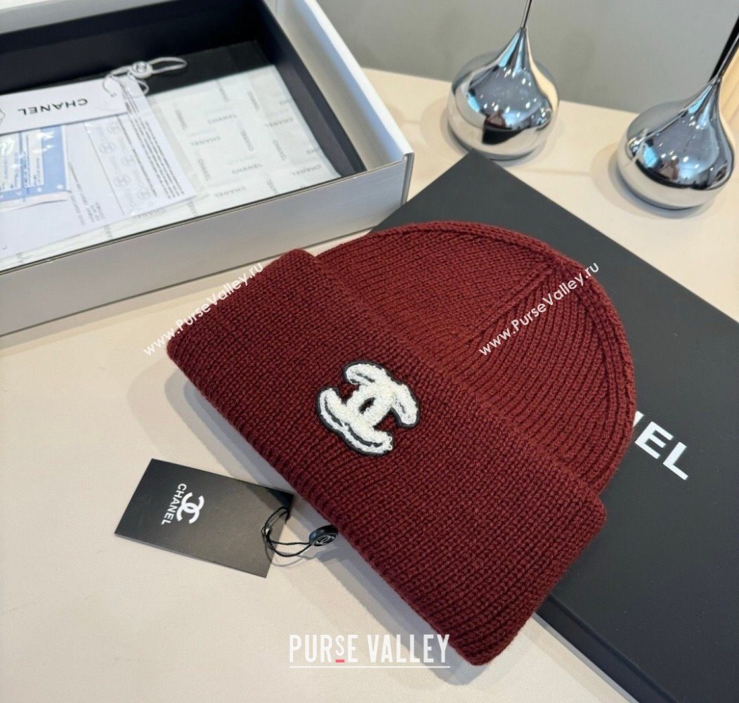 Chanel Knit Hat Brown 2026 CH010520 (XMN-260105153)