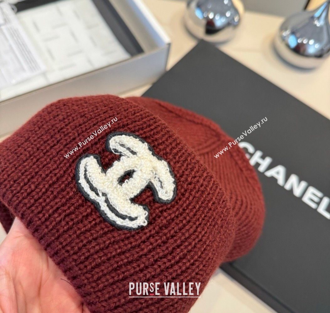Chanel Knit Hat Brown 2026 CH010520 (XMN-260105153)