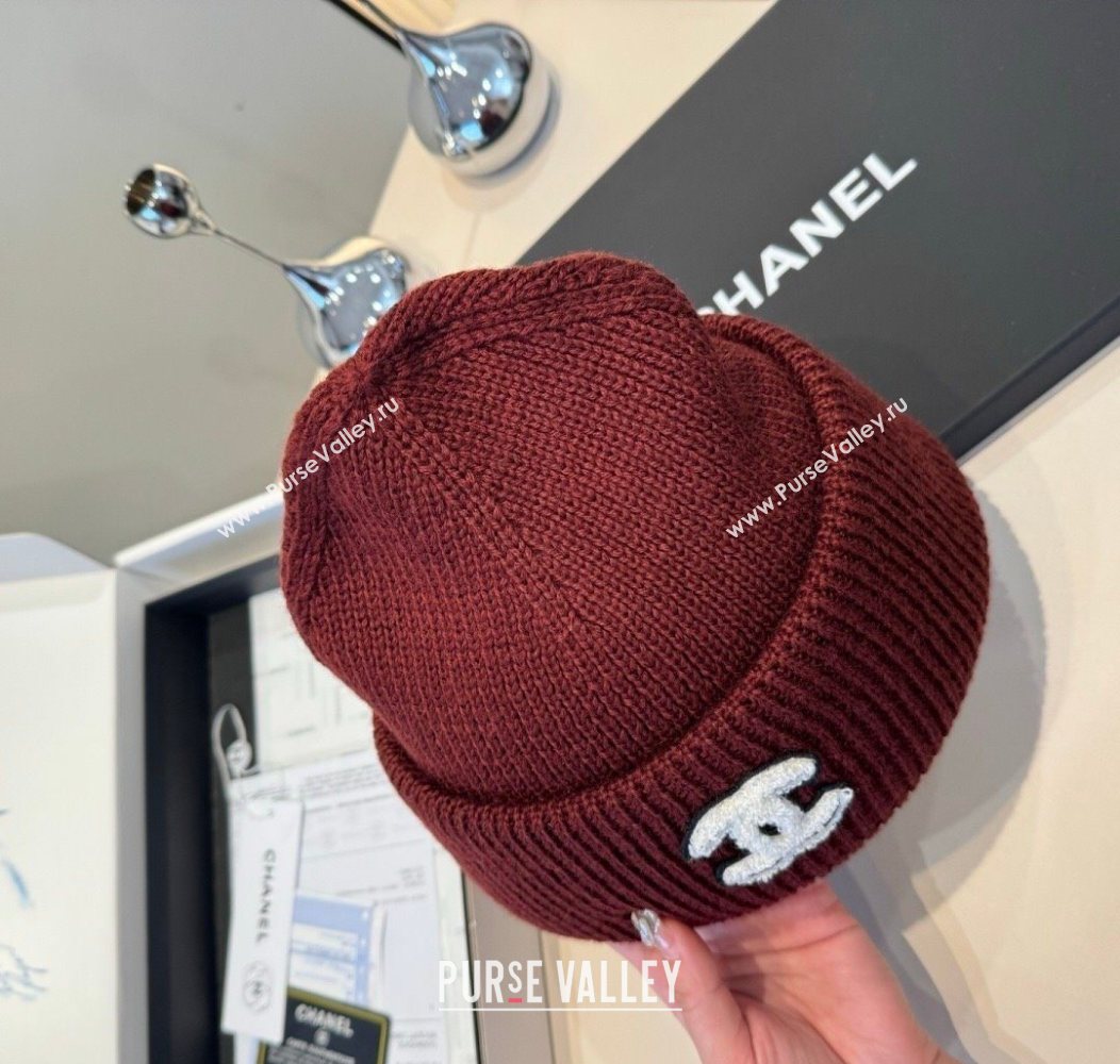 Chanel Knit Hat Brown 2026 CH010520 (XMN-260105153)