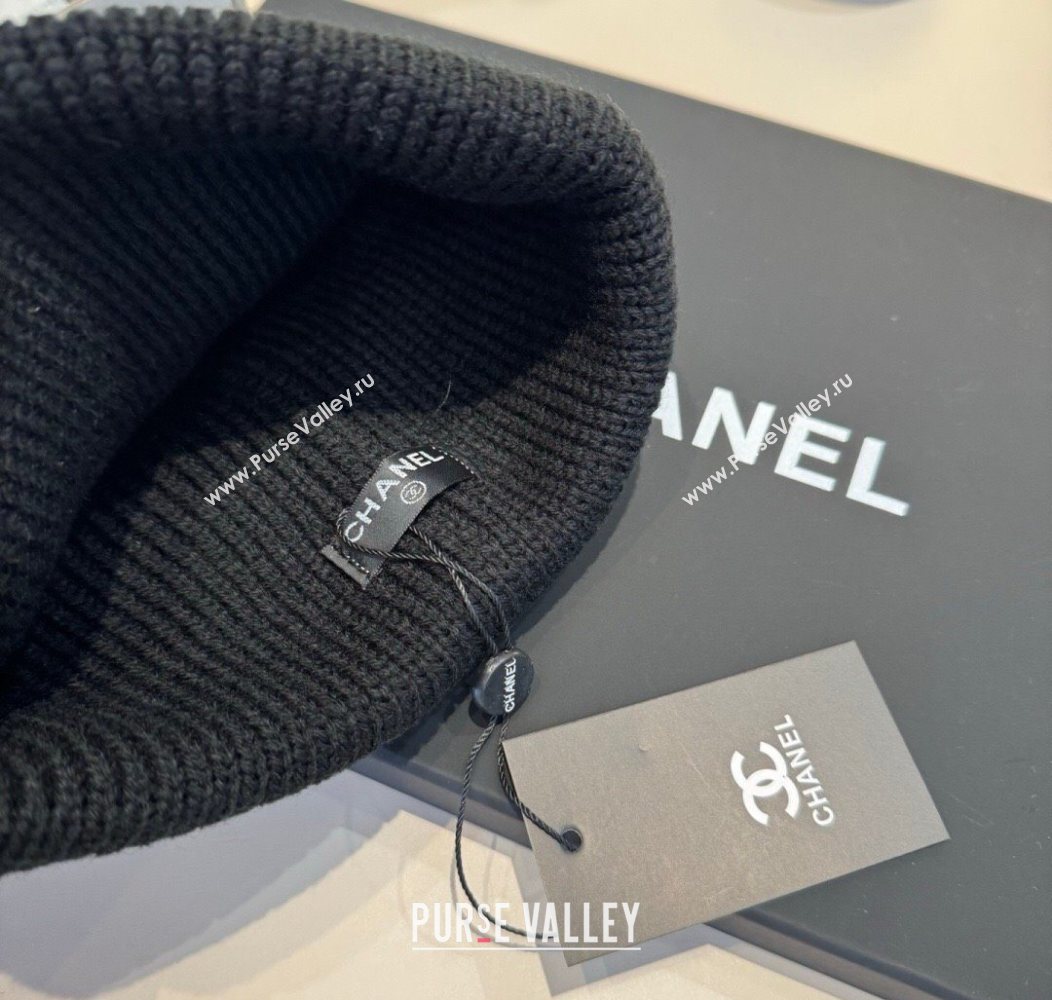 Chanel Knit Hat Black 2026 CH010520 (XMN-260105154)