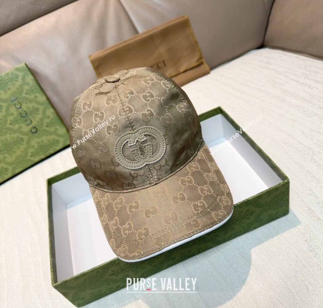 Gucci GG Nylon Baseball Hat Beige 2026 GG010523 (XMN-260105168)
