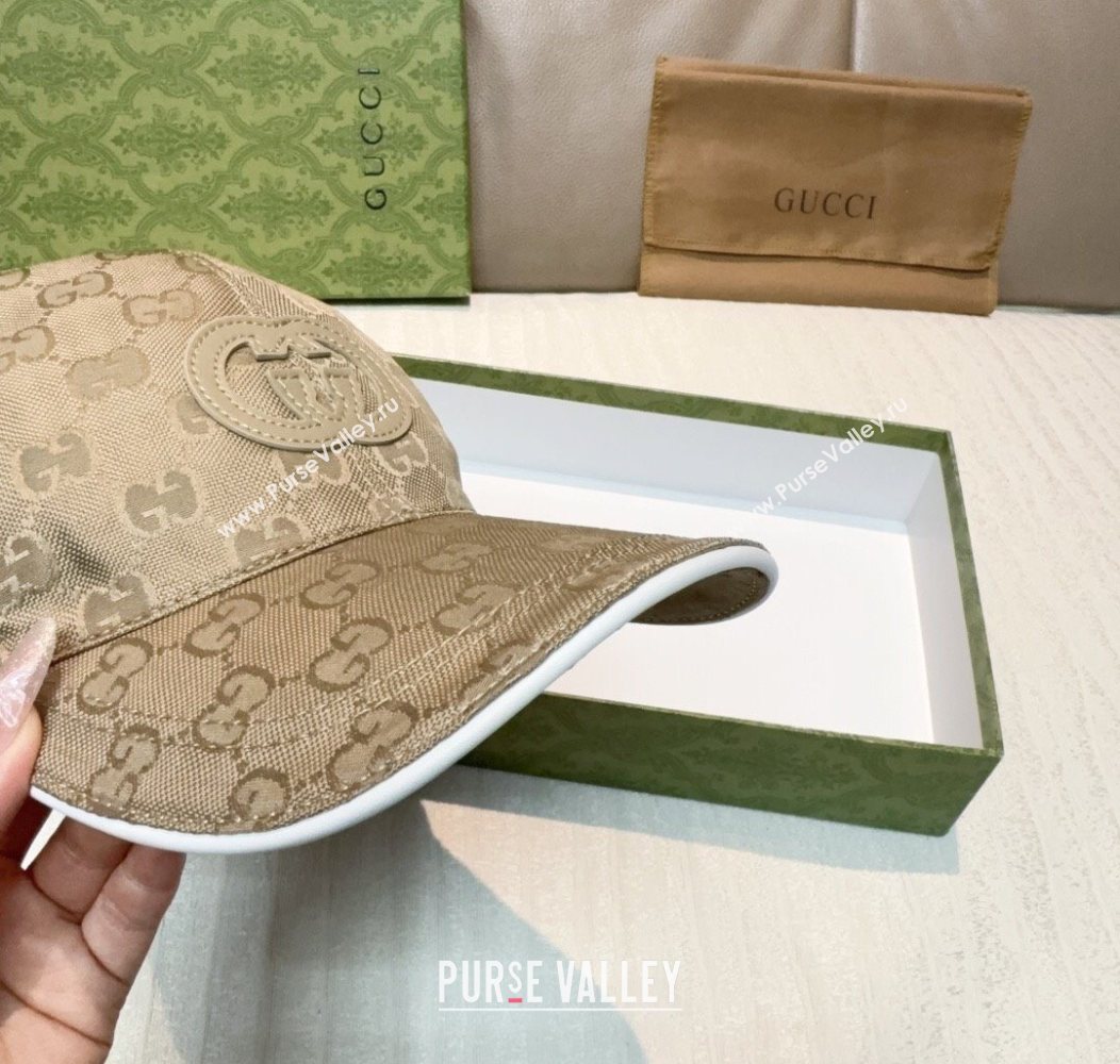 Gucci GG Nylon Baseball Hat Beige 2026 GG010523 (XMN-260105168)
