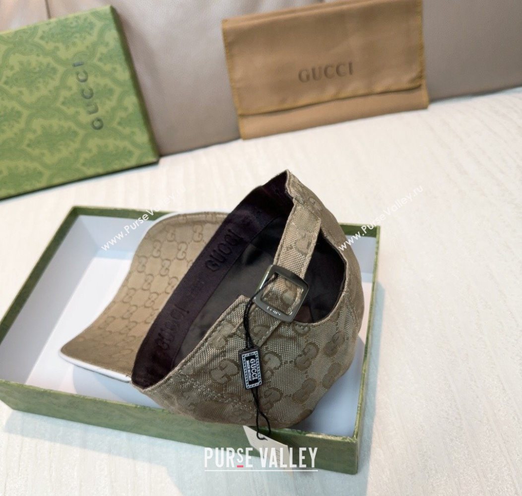 Gucci GG Nylon Baseball Hat Beige 2026 GG010523 (XMN-260105168)