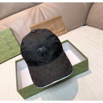 Gucci GG Nylon Baseball Hat Black 2026 GG010523 (XMN-260105169)