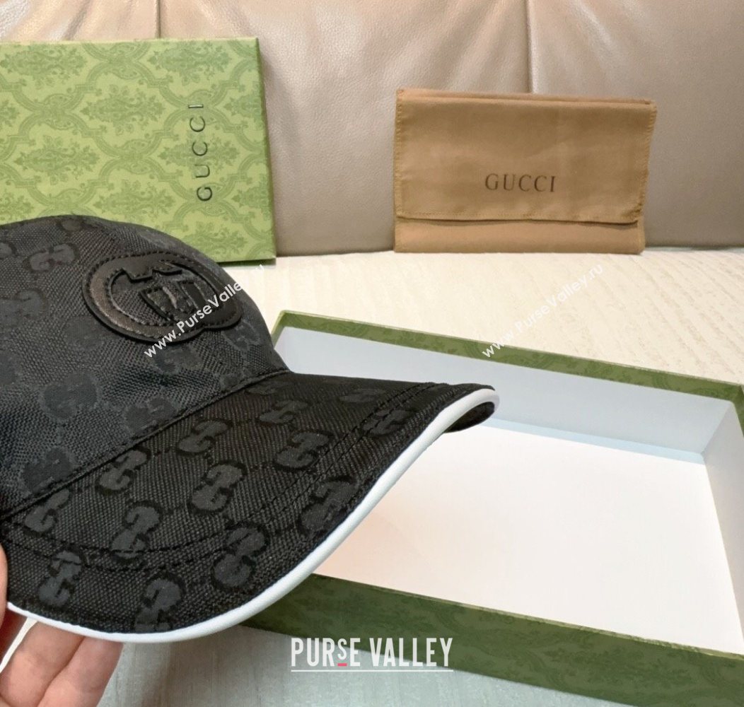 Gucci GG Nylon Baseball Hat Black 2026 GG010523 (XMN-260105169)