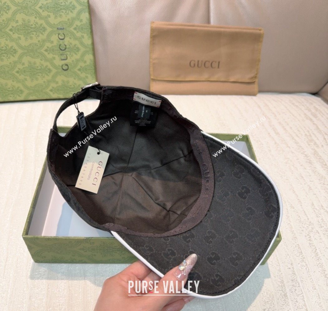 Gucci GG Nylon Baseball Hat Black 2026 GG010523 (XMN-260105169)
