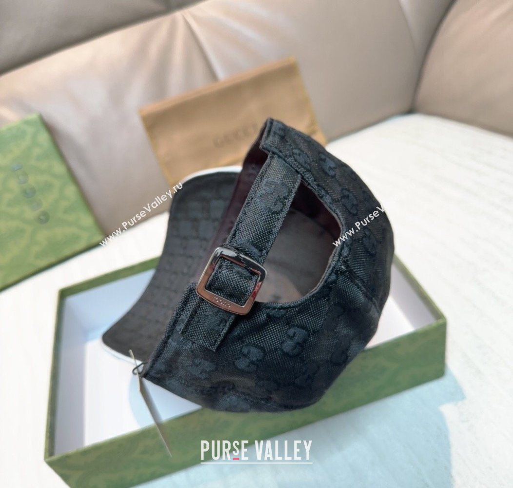 Gucci GG Nylon Baseball Hat Black 2026 GG010523 (XMN-260105169)