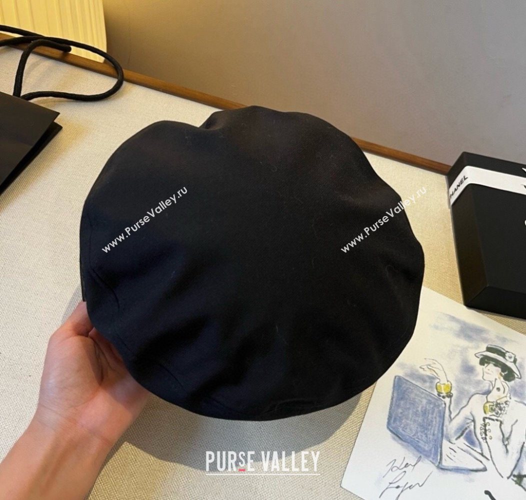 Chanel Beret Hat Black 2026 CH010524 (XMN-260105172)