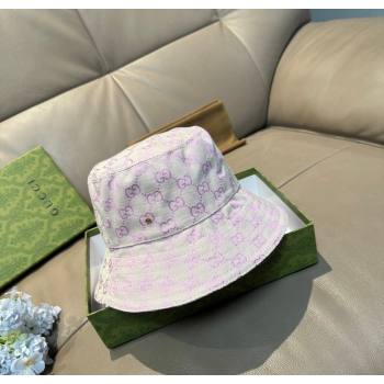 Gucci GG Canvas Bucket Hat Purple 2026 GG010513 (XMN-260105079)