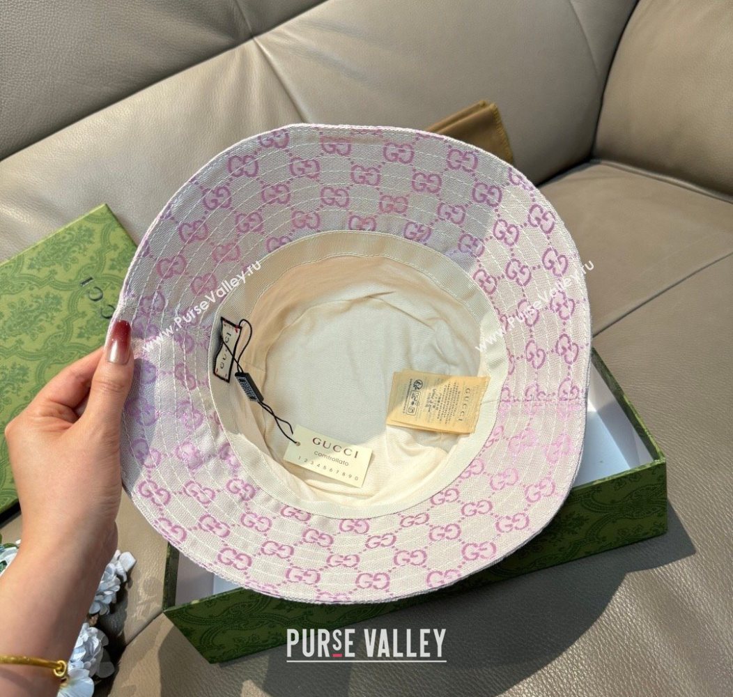 Gucci GG Canvas Bucket Hat Purple 2026 GG010513 (XMN-260105079)