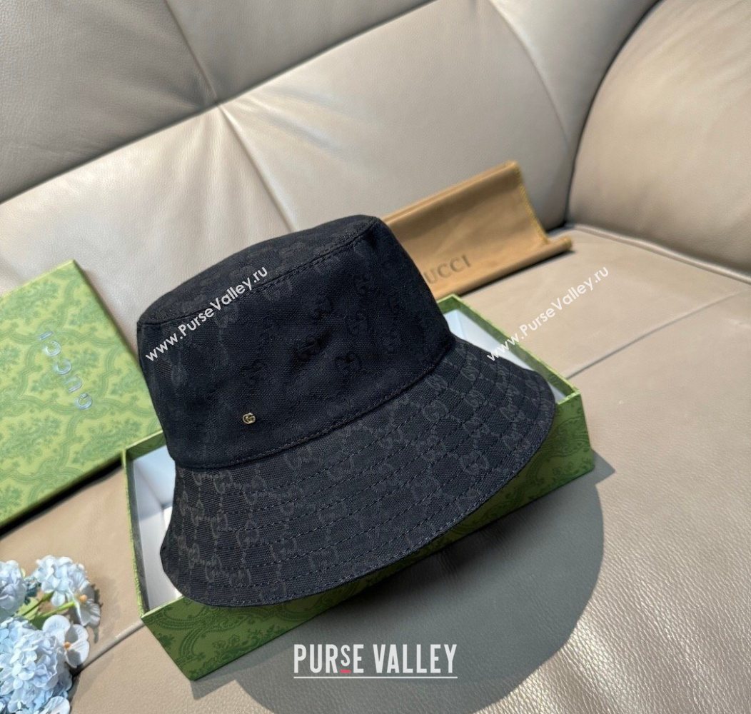 Gucci GG Canvas Bucket Hat Black 2026 GG010513 (XMN-260105080)