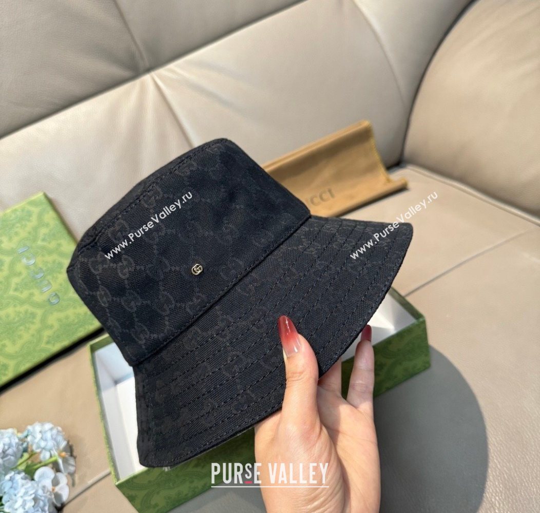 Gucci GG Canvas Bucket Hat Black 2026 GG010513 (XMN-260105080)