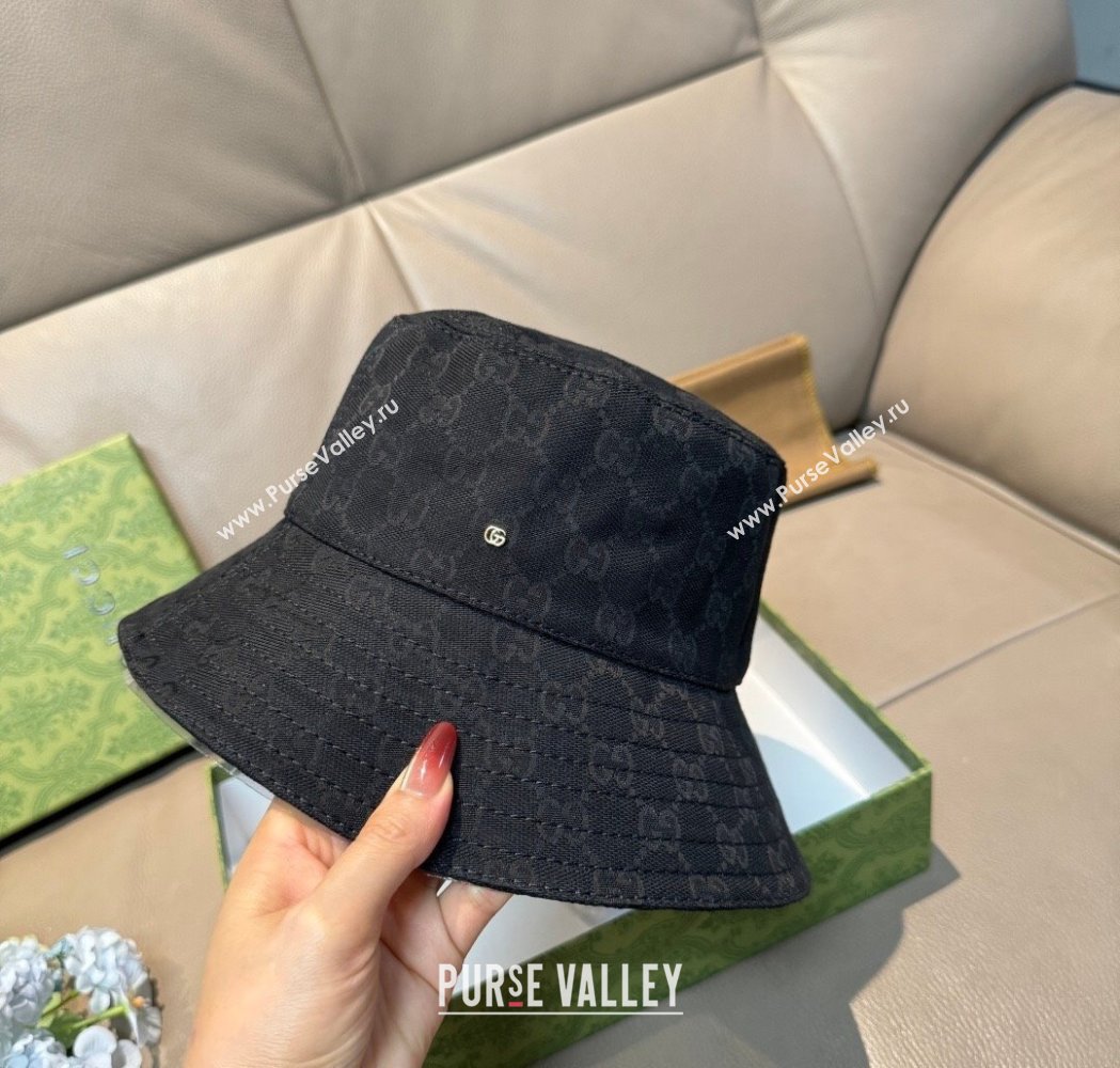 Gucci GG Canvas Bucket Hat Black 2026 GG010513 (XMN-260105080)