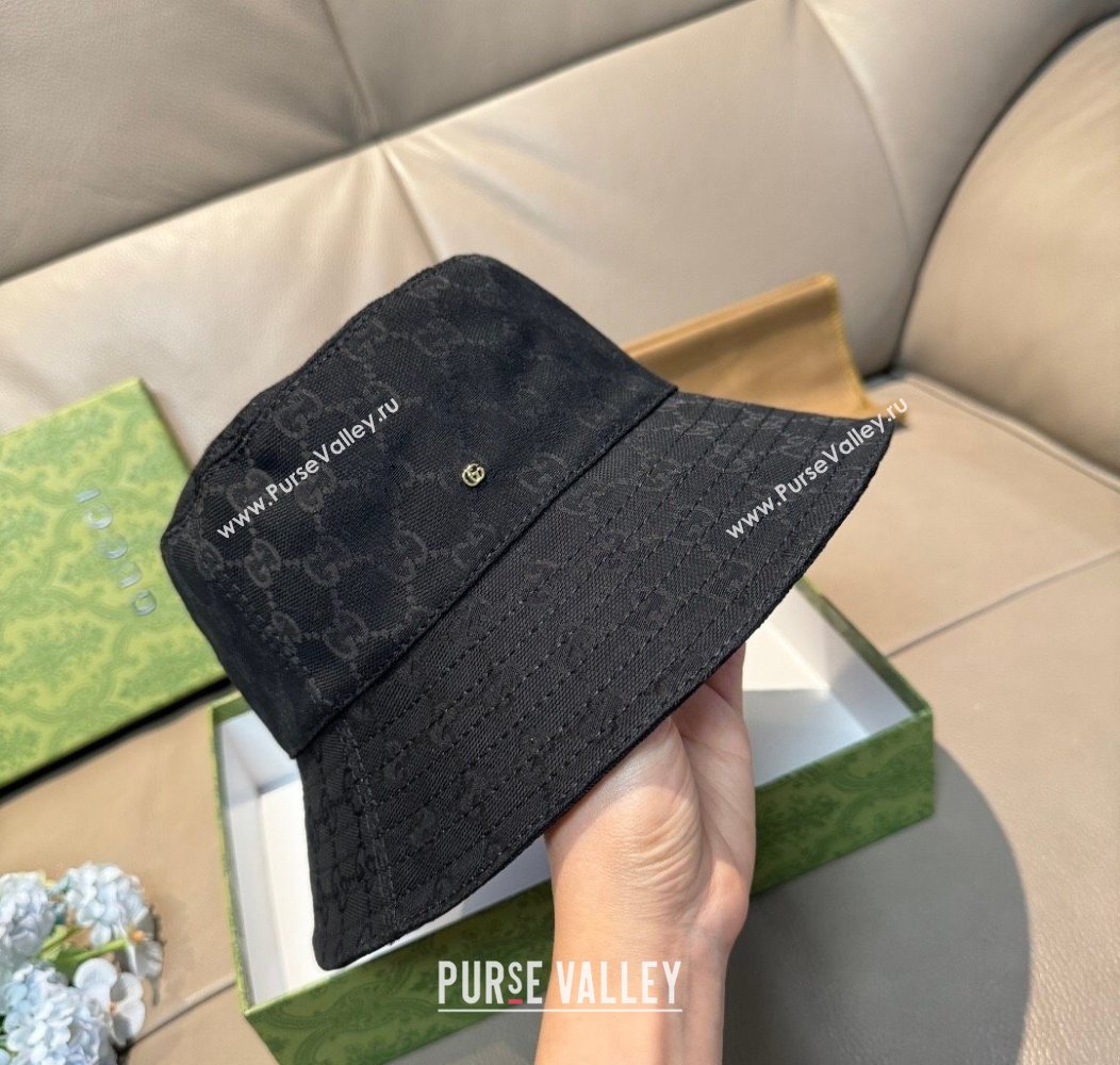 Gucci GG Canvas Bucket Hat Black 2026 GG010513 (XMN-260105080)