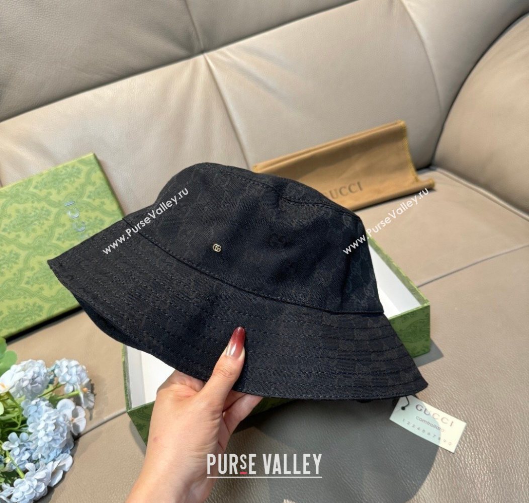 Gucci GG Canvas Bucket Hat Black 2026 GG010513 (XMN-260105080)