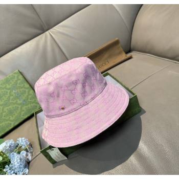 Gucci GG Canvas Bucket Hat Pink 2026 GG010513 (XMN-260105081)
