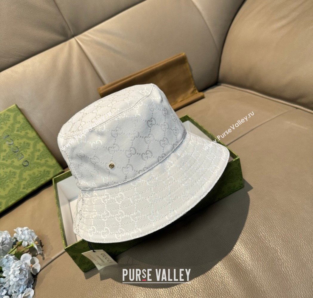Gucci GG Canvas Bucket Hat White 2026 GG010513 (XMN-260105082)