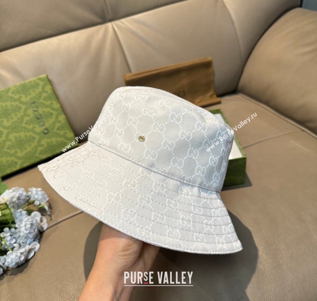 Gucci GG Canvas Bucket Hat White 2026 GG010513 (XMN-260105082)