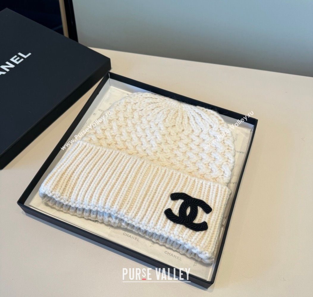 Chanel Knit Hat White2 2026 CH010516 (XMN-260105096)