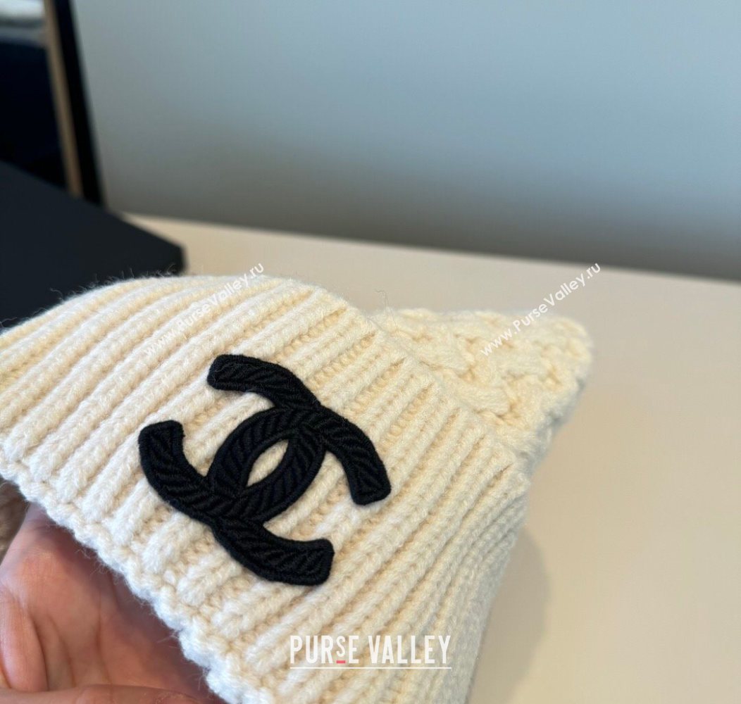 Chanel Knit Hat White2 2026 CH010516 (XMN-260105096)