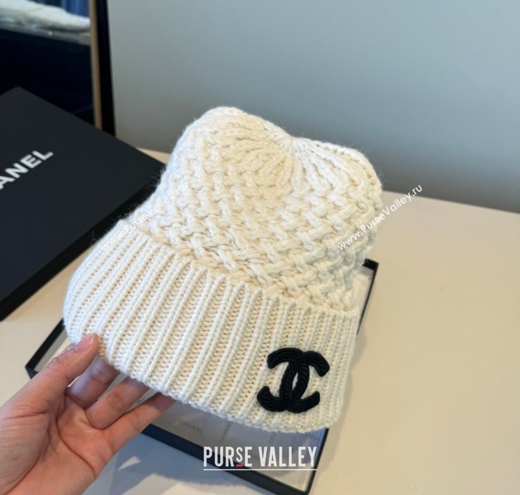 Chanel Knit Hat White2 2026 CH010516 (XMN-260105096)
