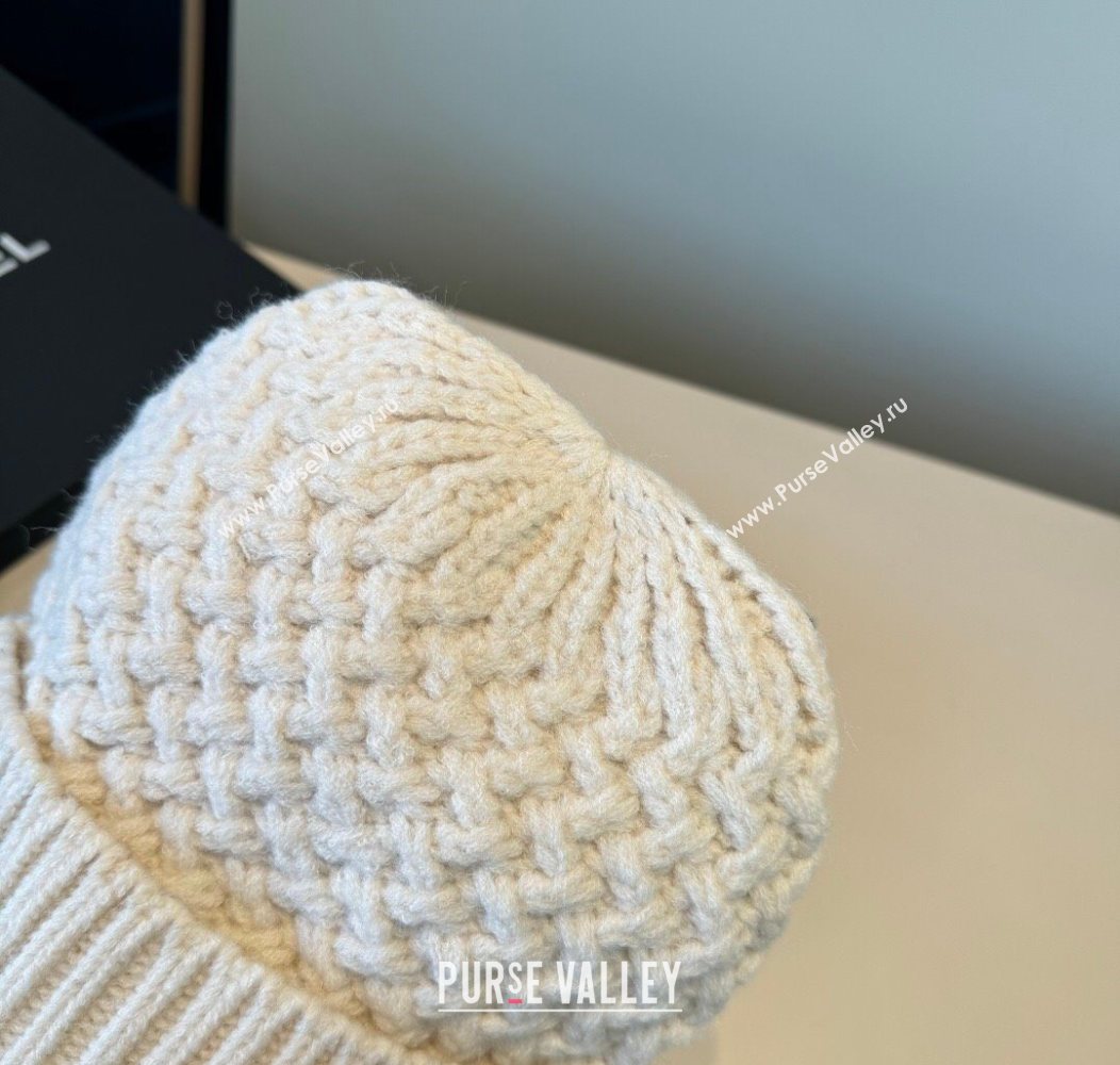 Chanel Knit Hat White2 2026 CH010516 (XMN-260105096)