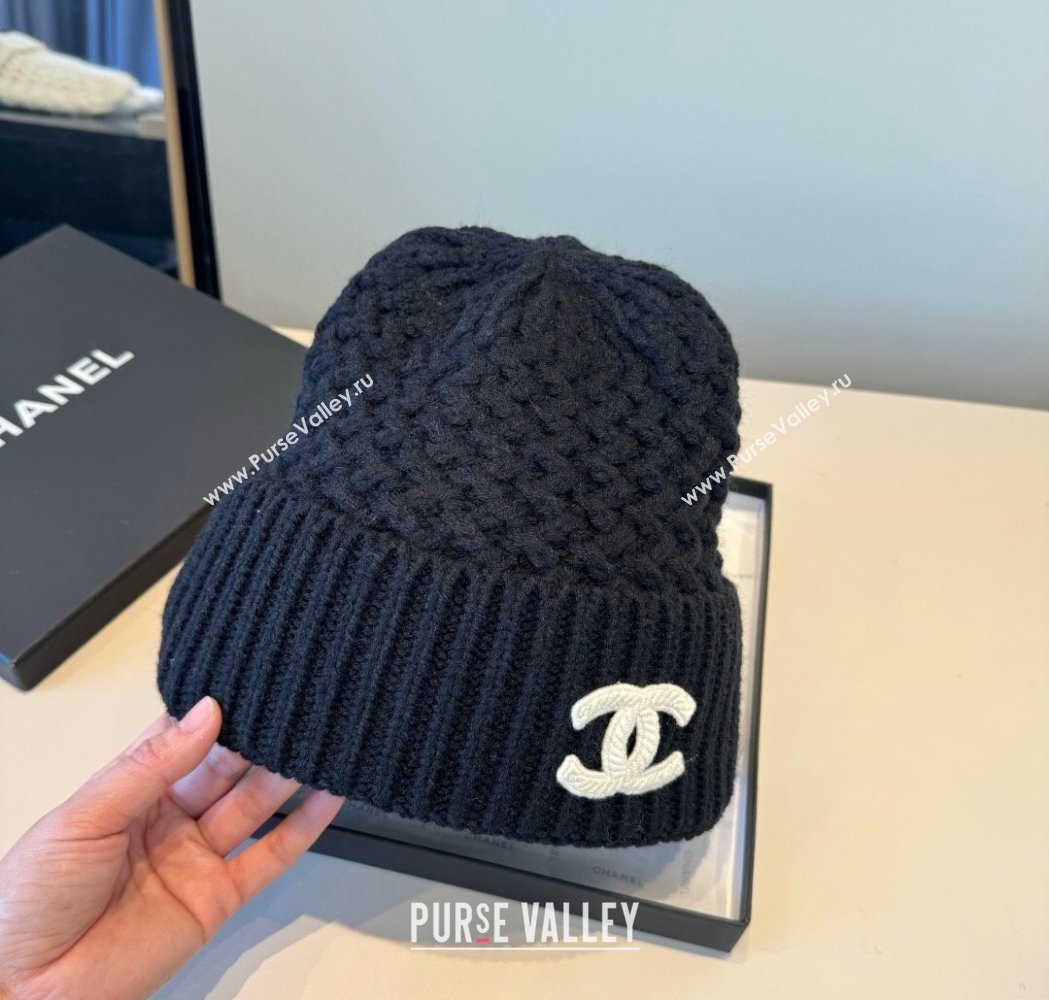 Chanel Knit Hat Dark Blue 2026 CH010516 (XMN-260105097)