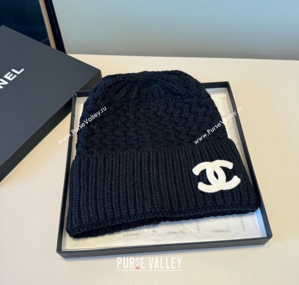 Chanel Knit Hat Dark Blue 2026 CH010516 (XMN-260105097)