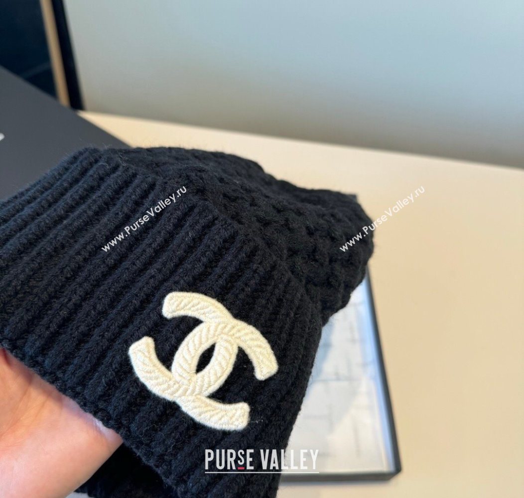 Chanel Knit Hat Dark Blue 2026 CH010516 (XMN-260105097)