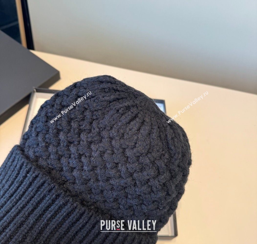 Chanel Knit Hat Dark Blue 2026 CH010516 (XMN-260105097)