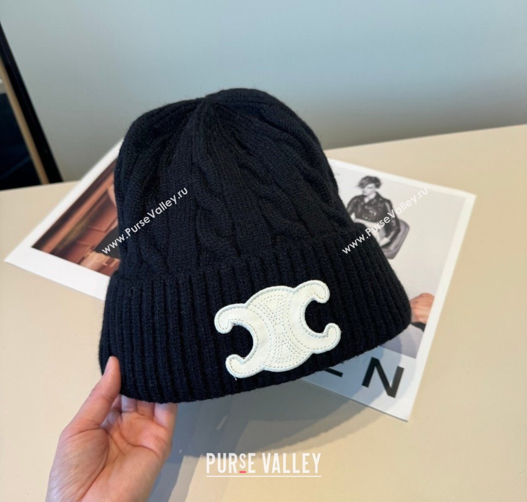 Celine Knit Hat Black 2026 CE010516 (XMN-260105099)
