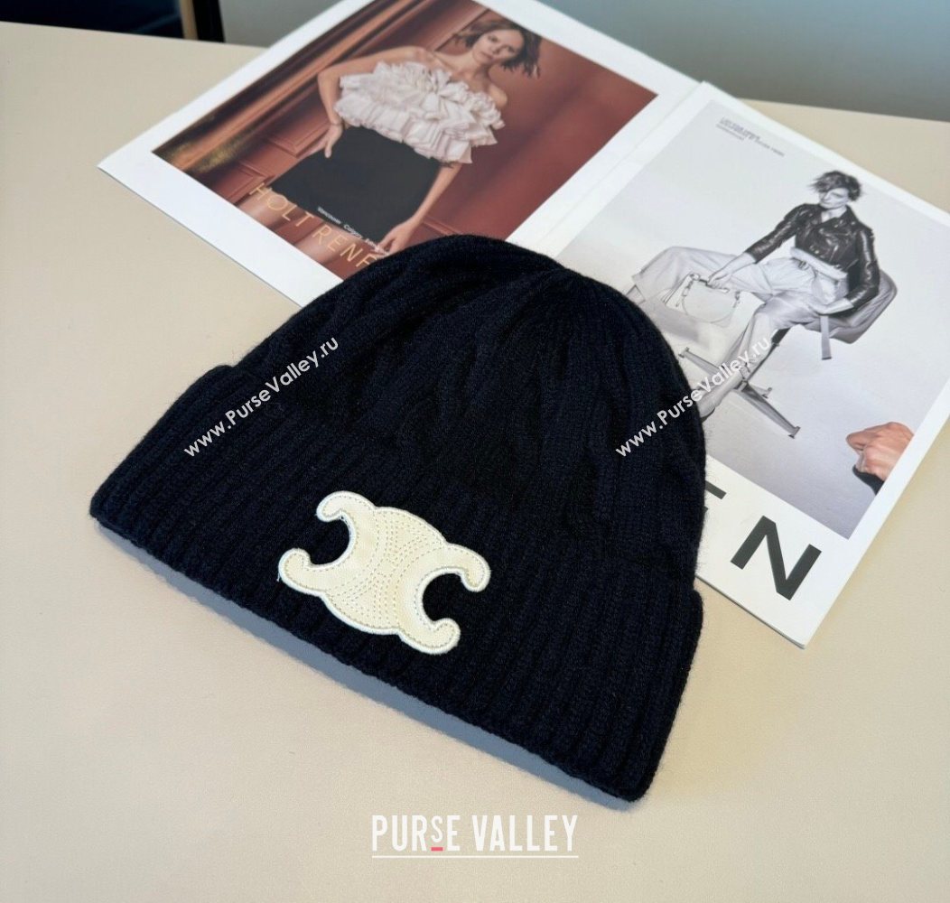 Celine Knit Hat Black 2026 CE010516 (XMN-260105099)