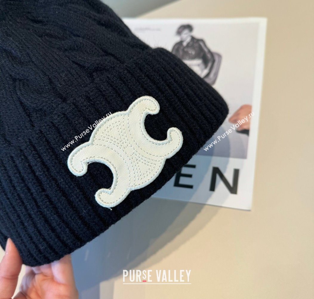 Celine Knit Hat Black 2026 CE010516 (XMN-260105099)