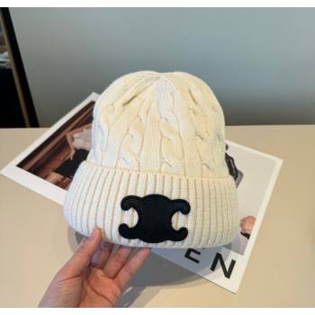 Celine Knit Hat Ivory 2026 CE010516 (XMN-260105100)