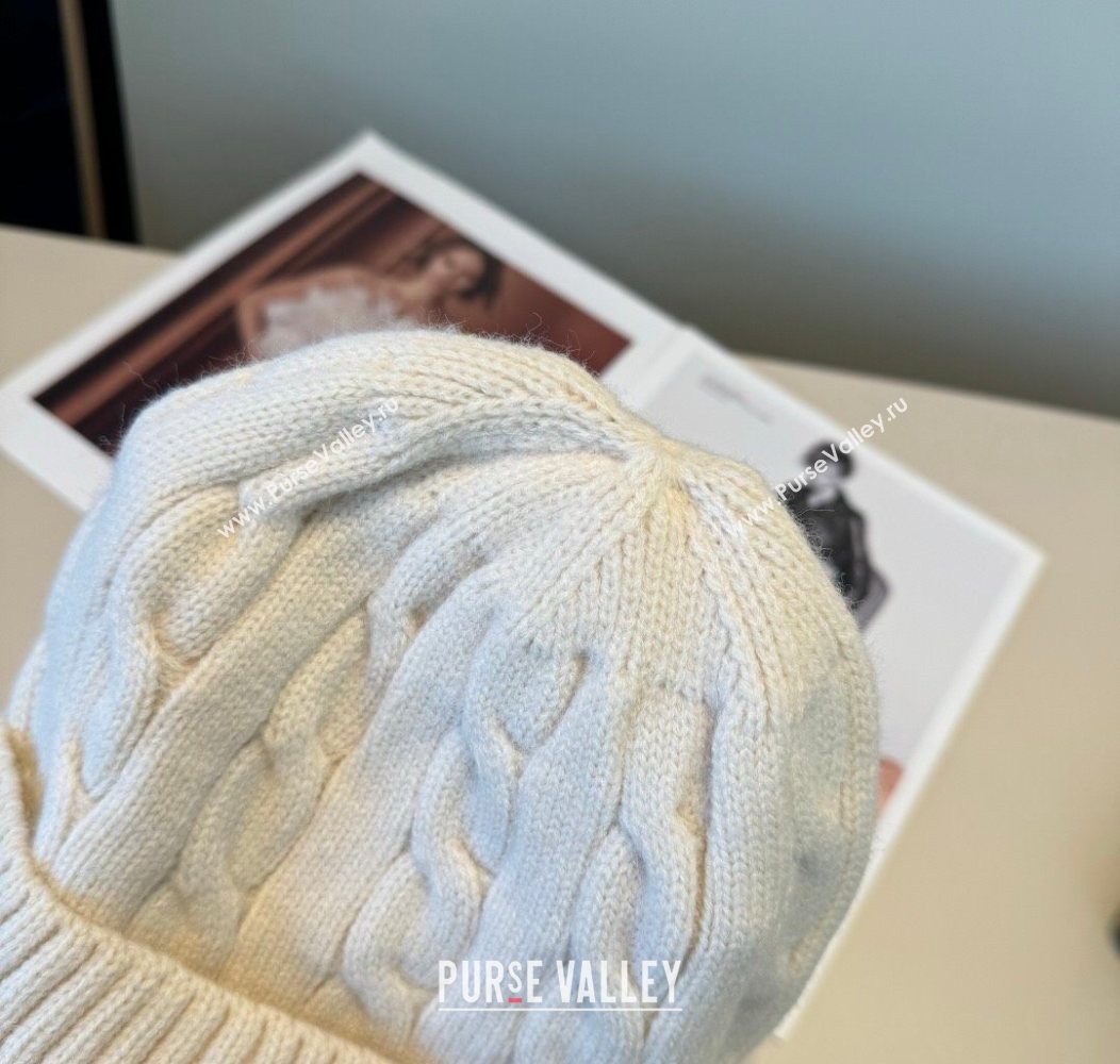 Celine Knit Hat Ivory 2026 CE010516 (XMN-260105100)