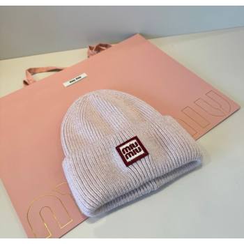 Miu Miu Knit Hat Grey 2026 MIU010516 (XMN-260105110)