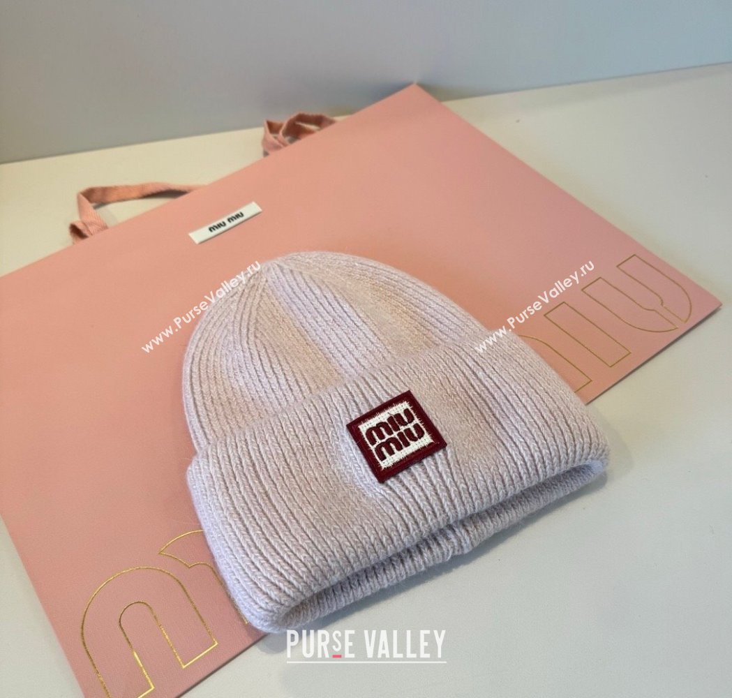 Miu Miu Knit Hat Grey 2026 MIU010516 (XMN-260105110)