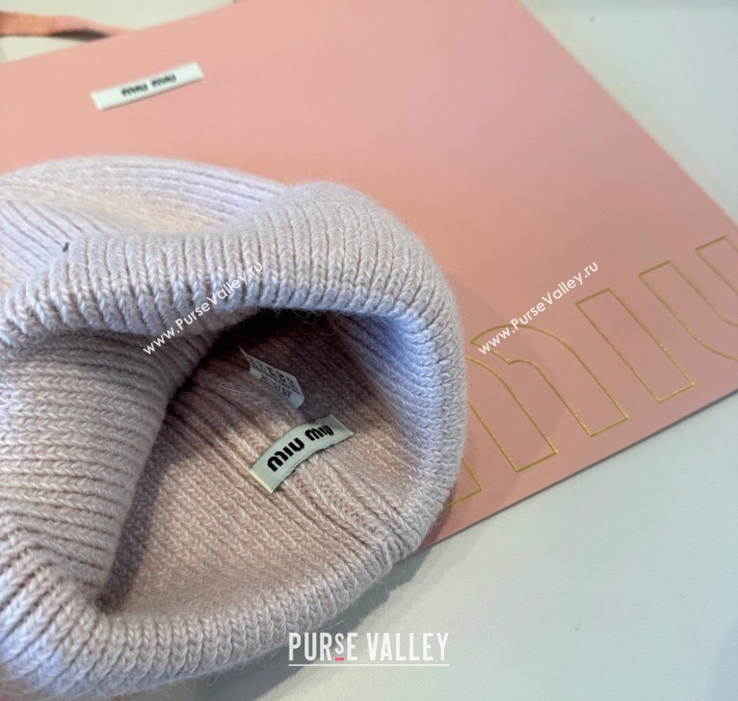 Miu Miu Knit Hat Grey 2026 MIU010516 (XMN-260105110)